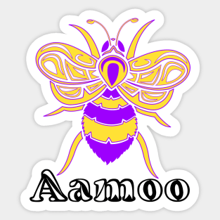 Intersexual Aamoo (Bee) Sticker